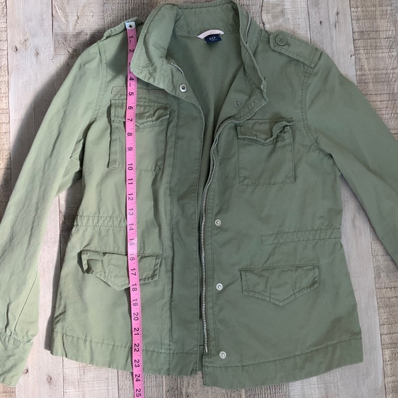 Gap Classic Design Green Khaki Cotton Anorak Barn Chore Utility Jacket S… - Picture 11 of 13